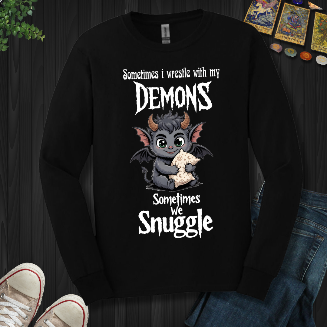 Snuggle Demon Long Sleeve Tee