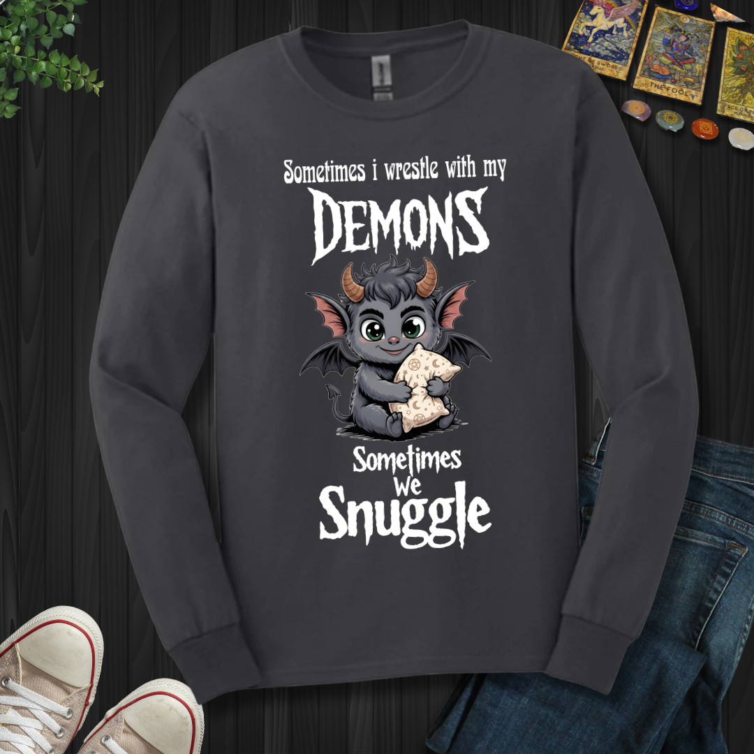Snuggle Demon Long Sleeve Tee