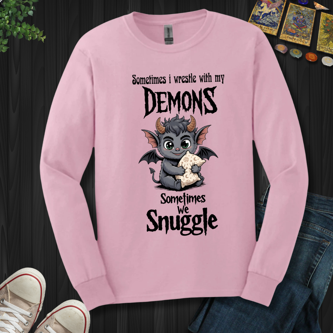 Snuggle Demon Long Sleeve Tee