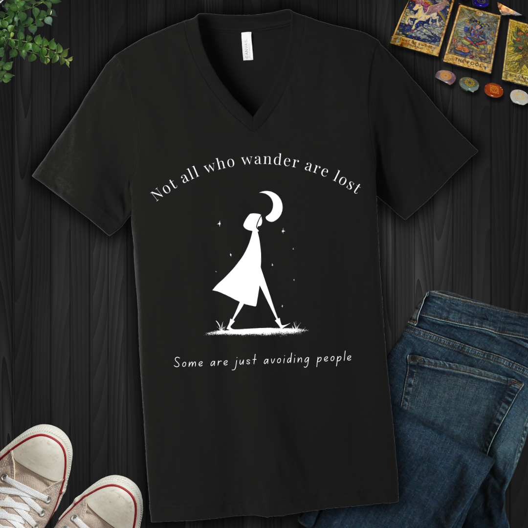 Not All Who Wander V-Neck