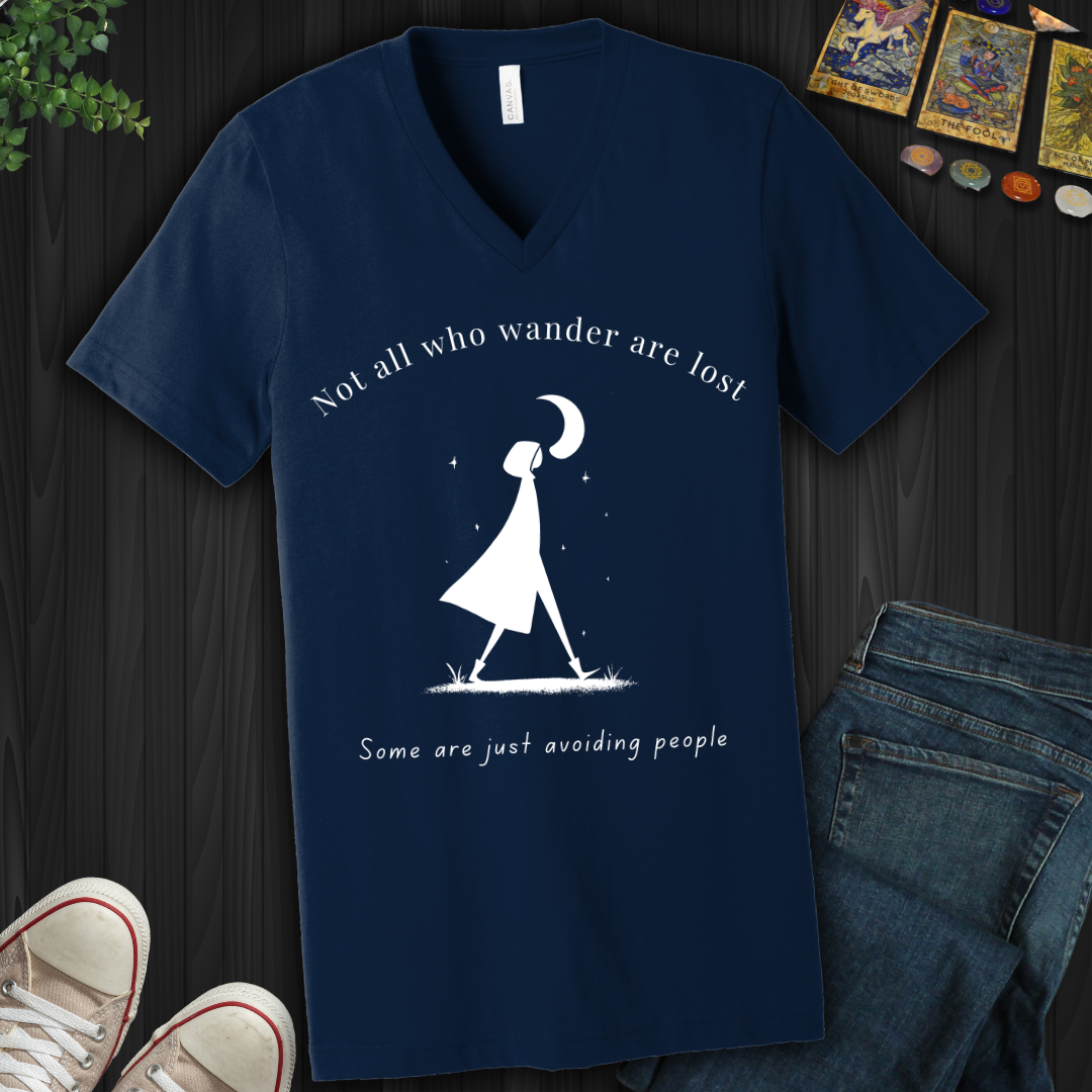 Not All Who Wander V-Neck