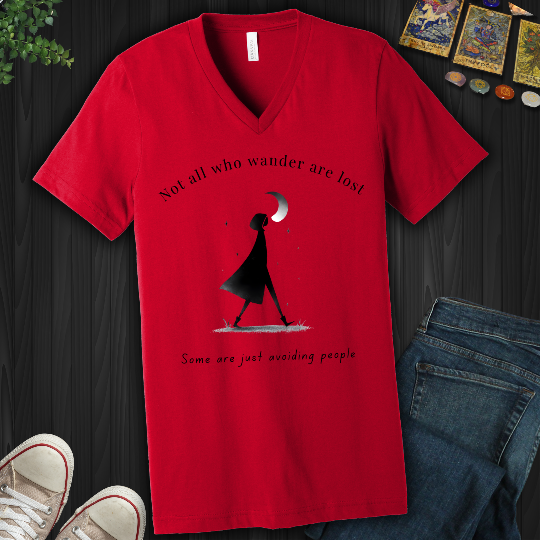 Not All Who Wander V-Neck