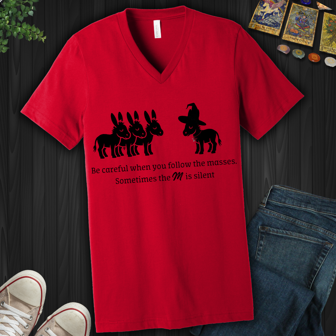 Follow The Masses V-Neck