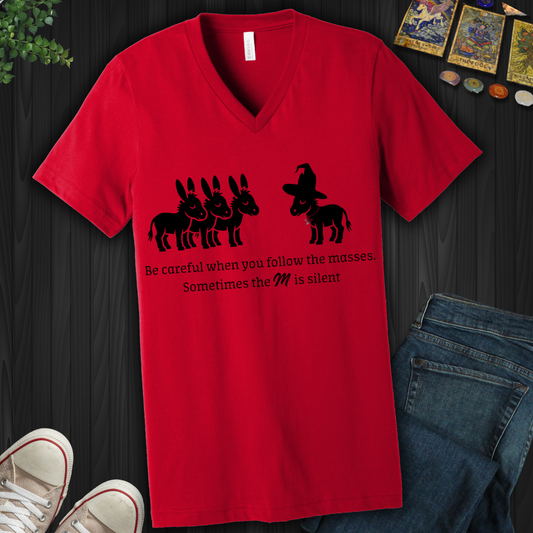 Follow The Masses V-Neck