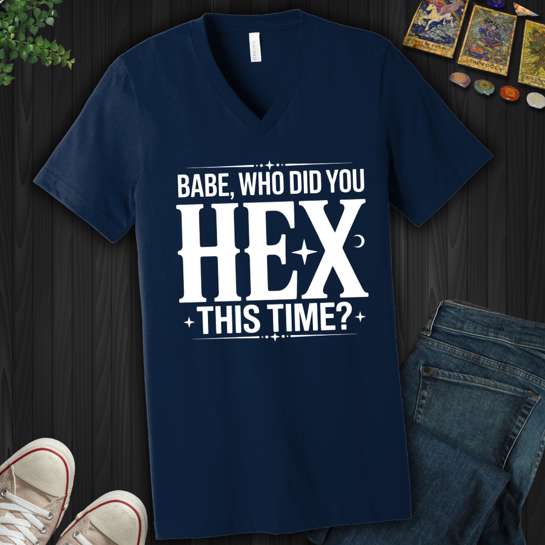 Who Did You Hex This Time V-Neck
