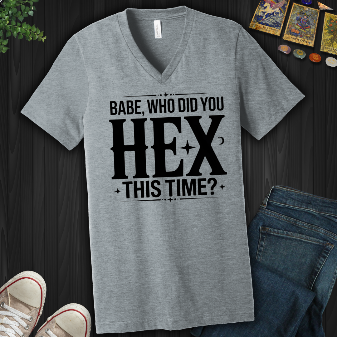 Who Did You Hex This Time V-Neck