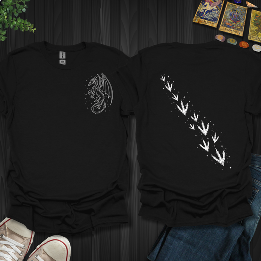 Dragon Tracks Front and Back T-Shirt