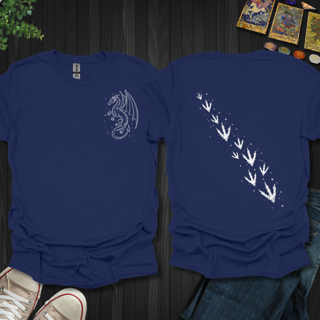 Dragon Tracks Front and Back T-Shirt