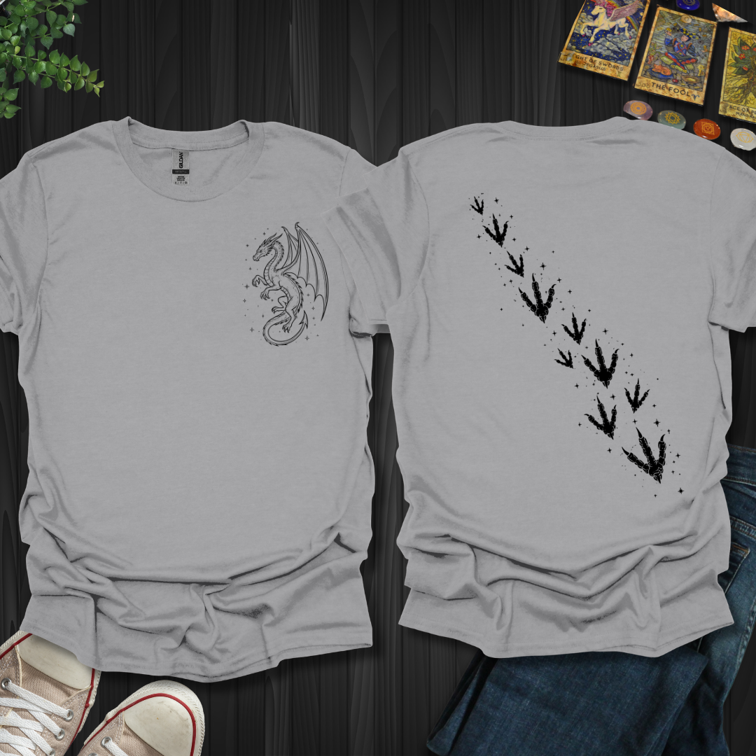 Dragon Tracks Front and Back T-Shirt