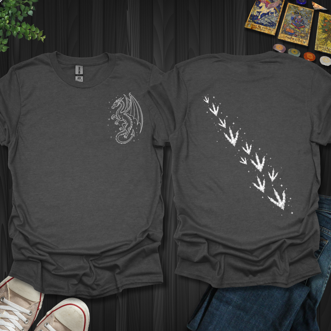 Dragon Tracks Front and Back T-Shirt