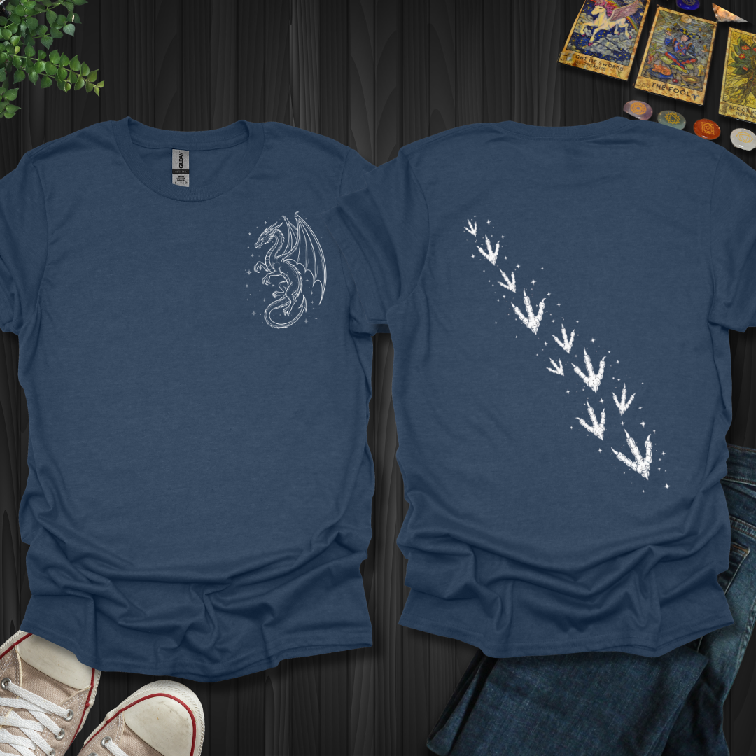 Dragon Tracks Front and Back T-Shirt