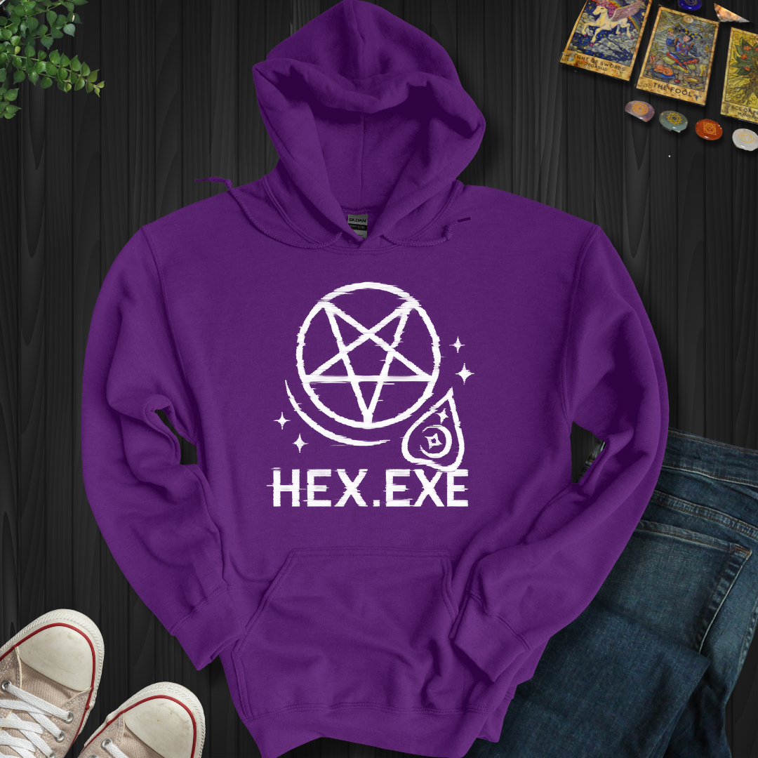 Hex.Exe- Hooded Sweatshirt