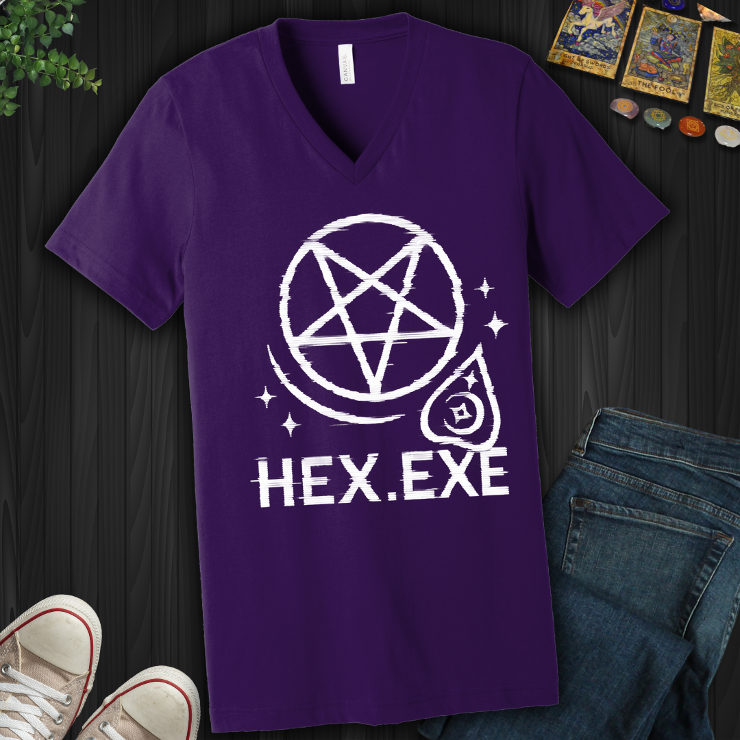 Hex.Exe- V-Neck