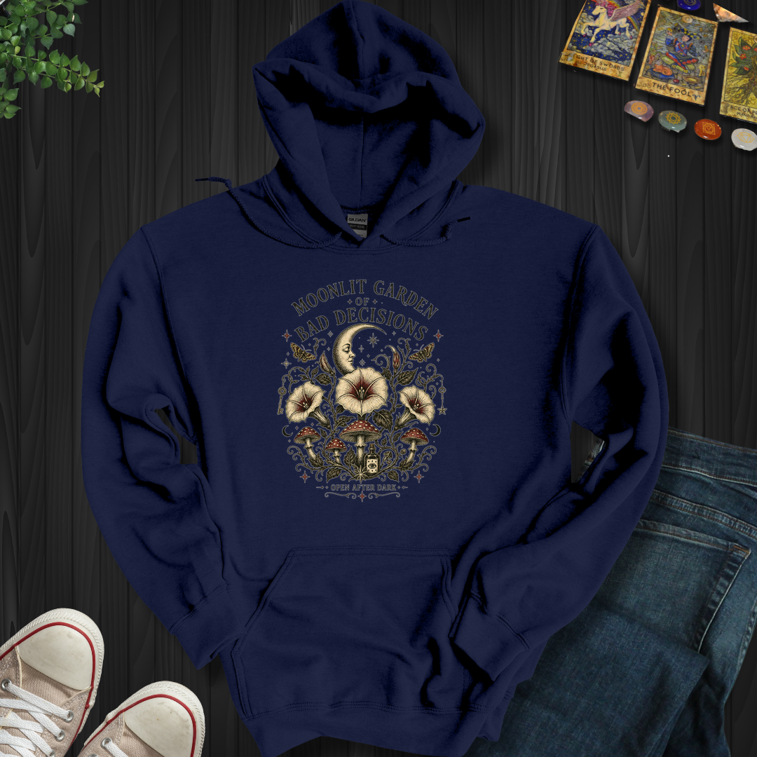 Moonlit Garden- Hooded Sweatshirt