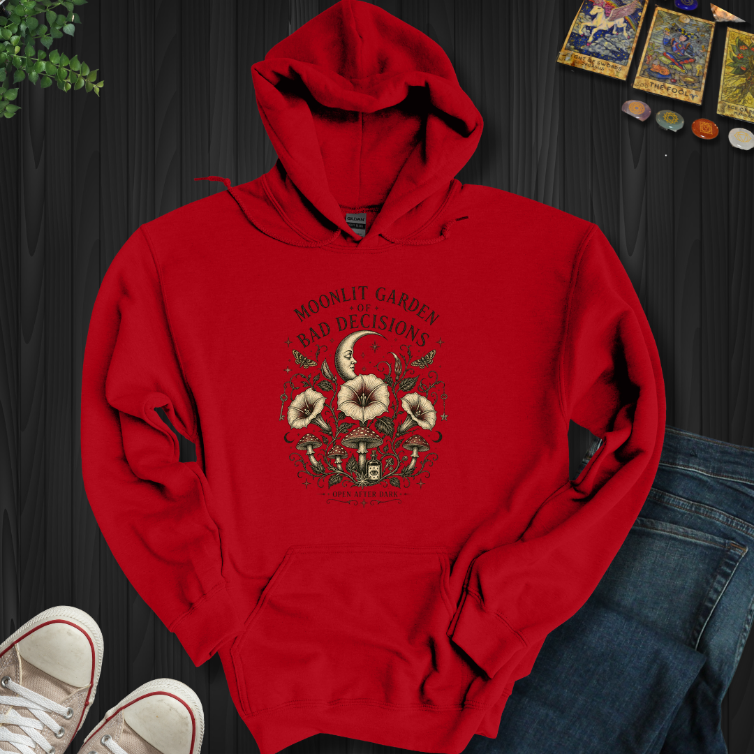 Moonlit Garden- Hooded Sweatshirt