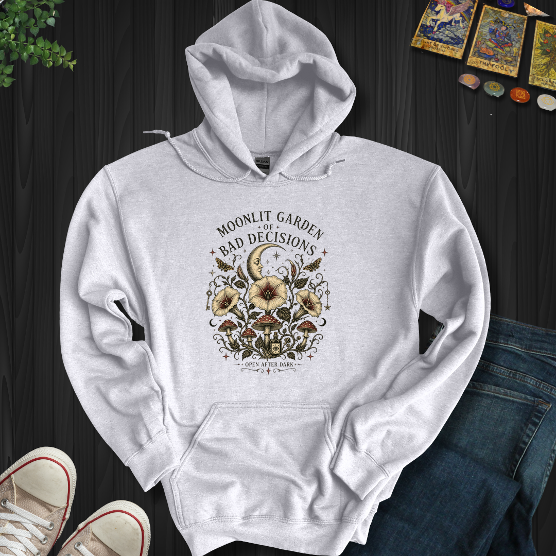 Moonlit Garden- Hooded Sweatshirt