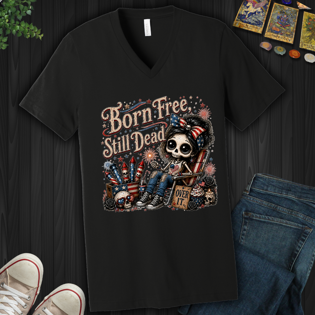 Born Free, Still Dead- V-Neck