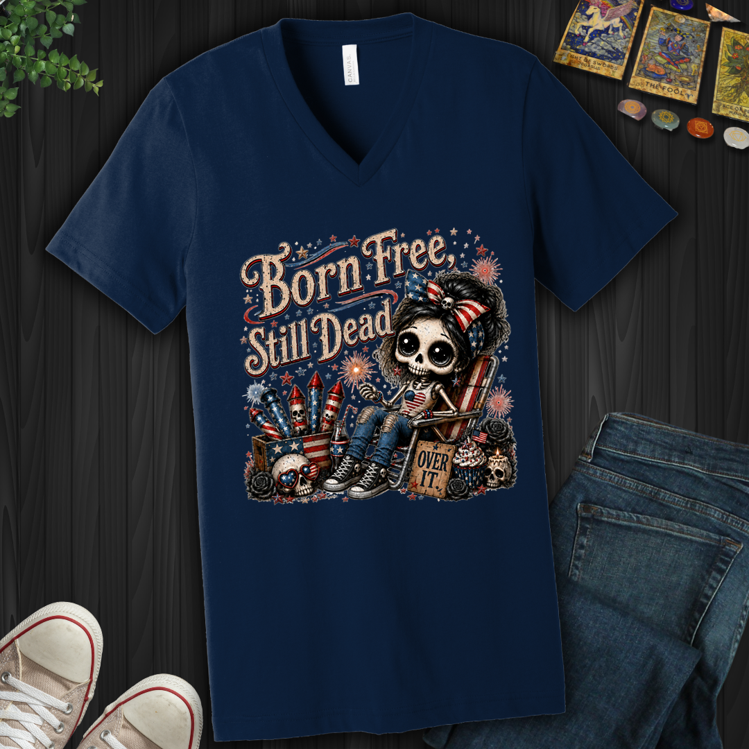 Born Free, Still Dead- V-Neck