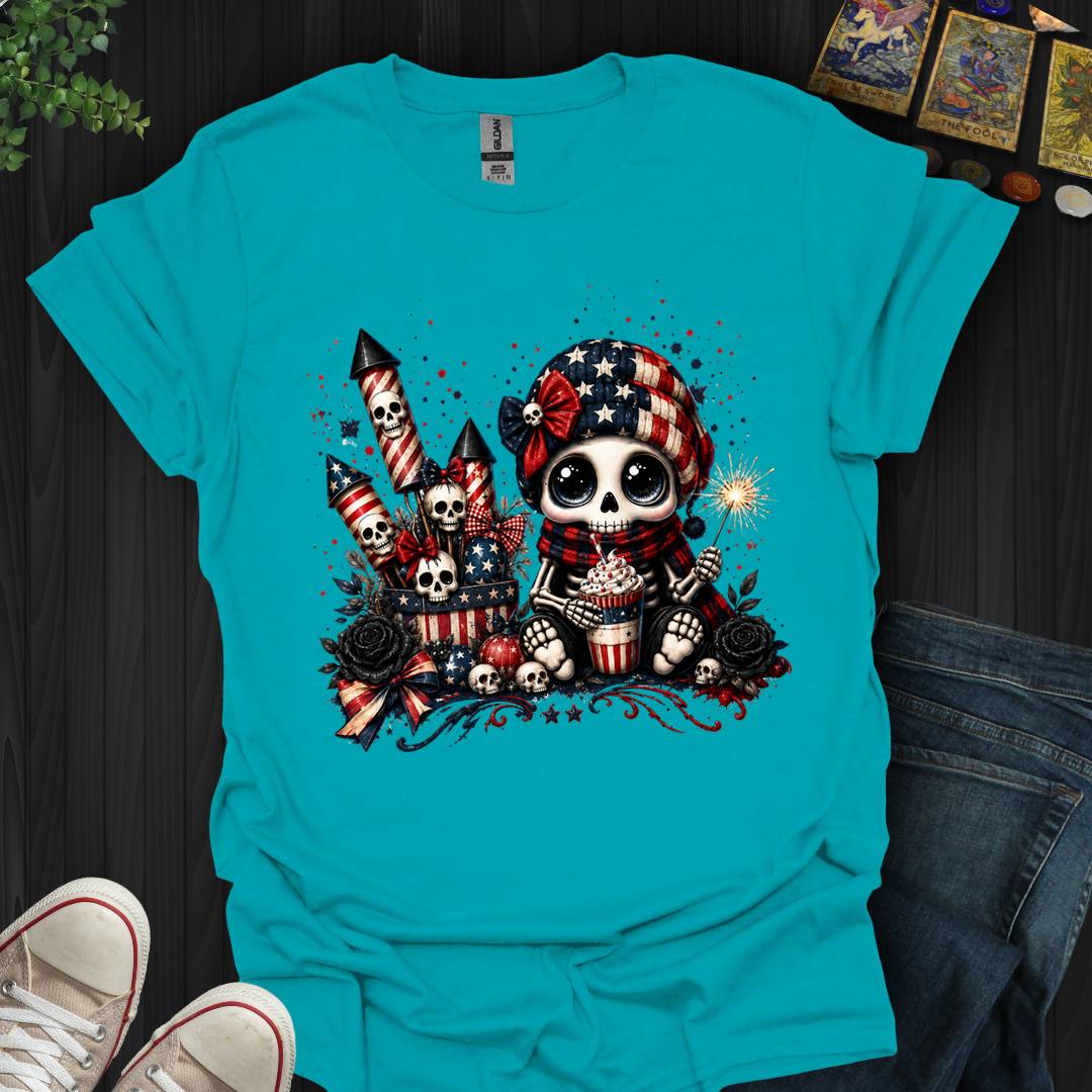Dead Cute For The Fireworks- T-Shirt