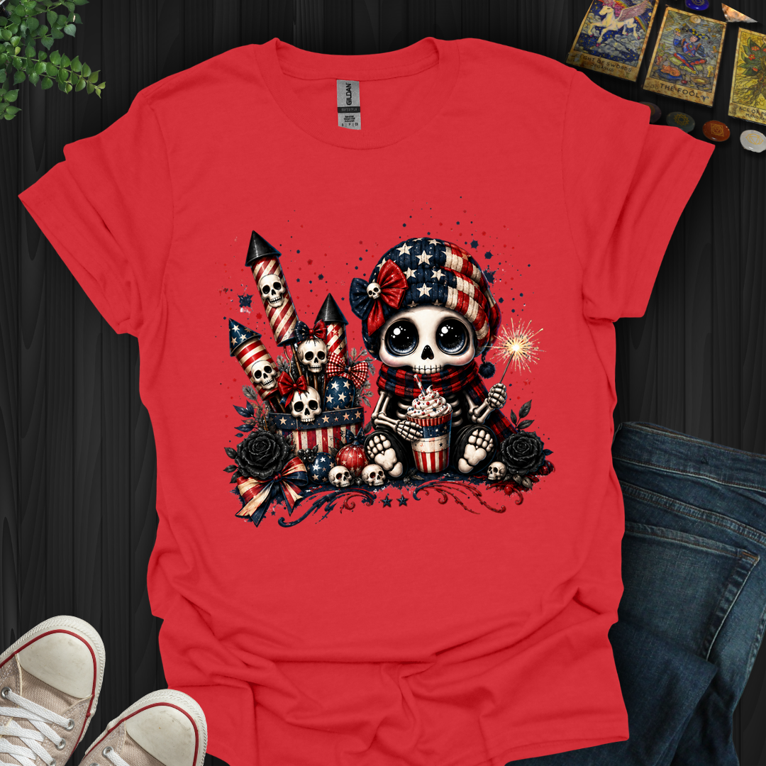 Dead Cute For The Fireworks- T-Shirt