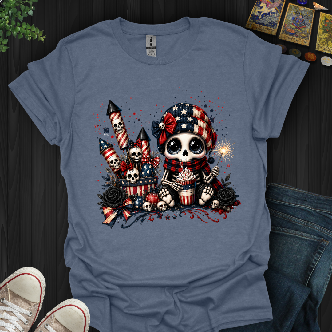 Dead Cute For The Fireworks- T-Shirt