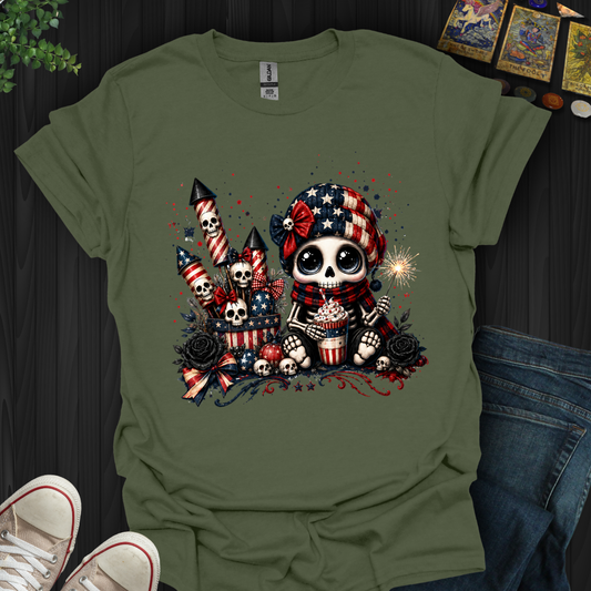 Dead Cute For The Fireworks- T-Shirt
