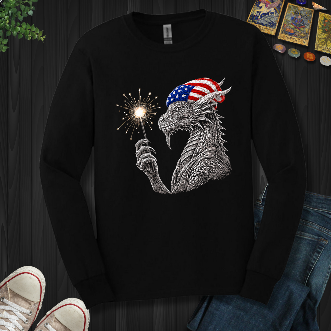 Patriotic Dragon- Long Sleeve