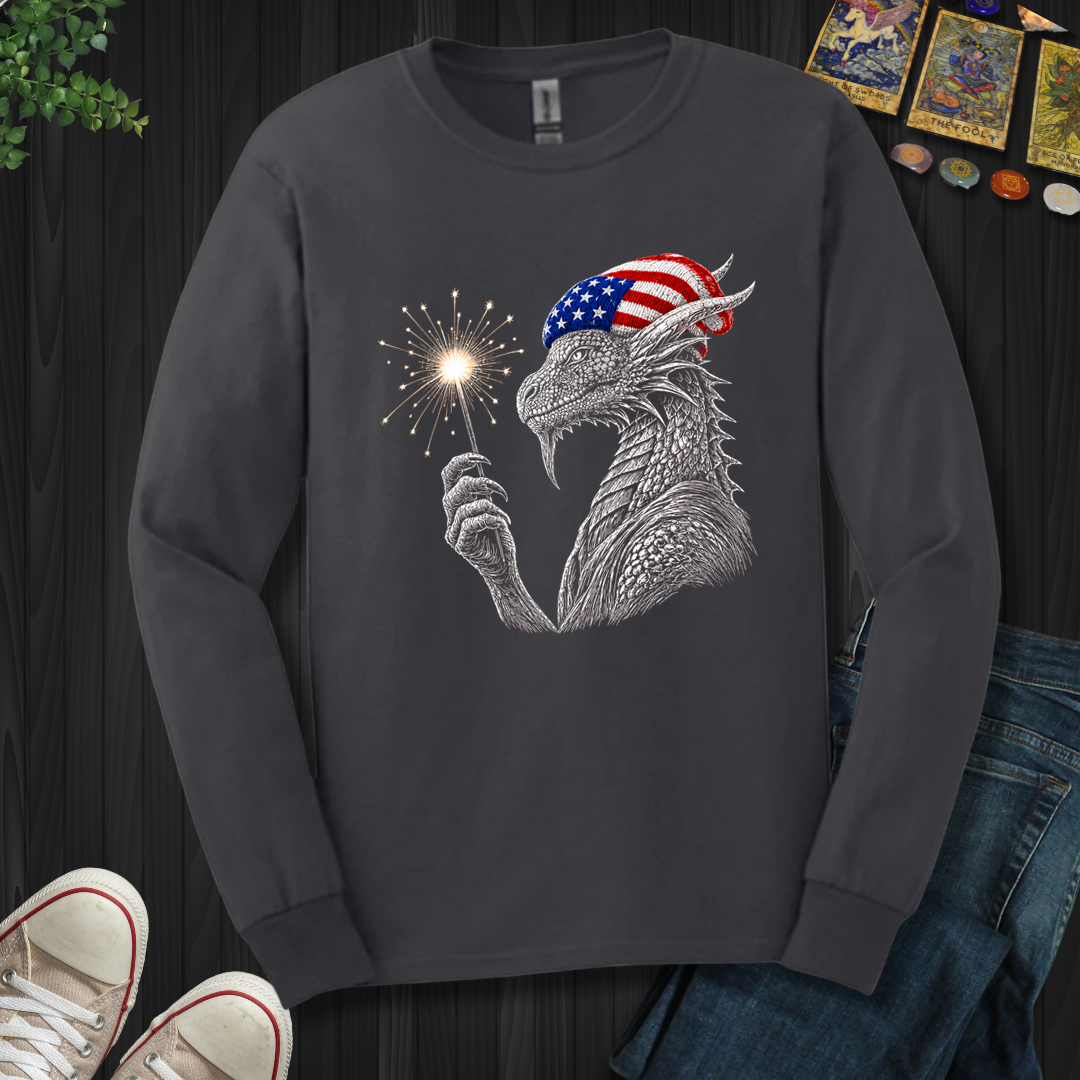 Patriotic Dragon- Long Sleeve