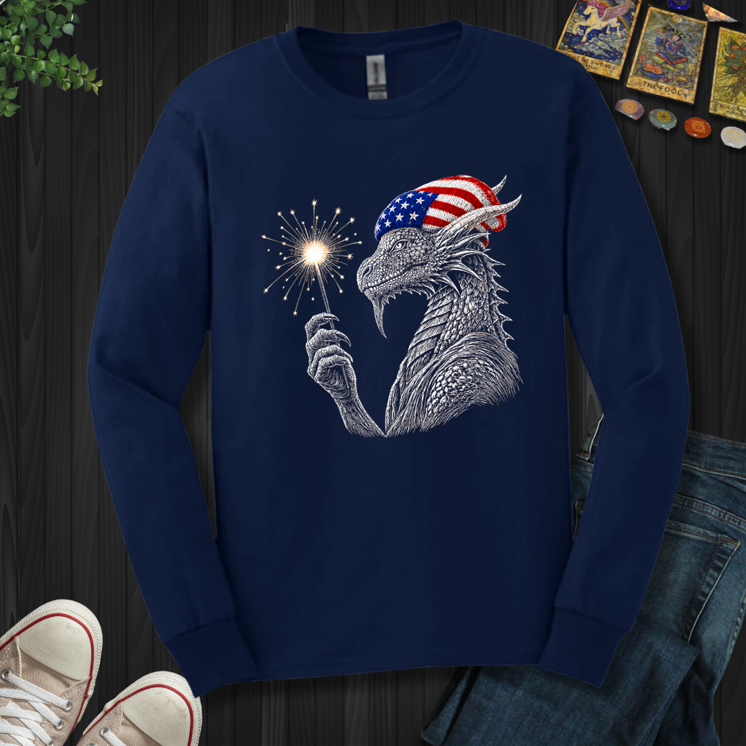 Patriotic Dragon- Long Sleeve