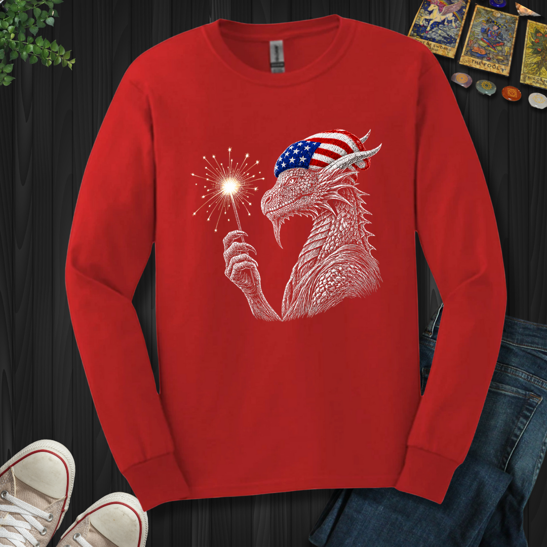 Patriotic Dragon- Long Sleeve