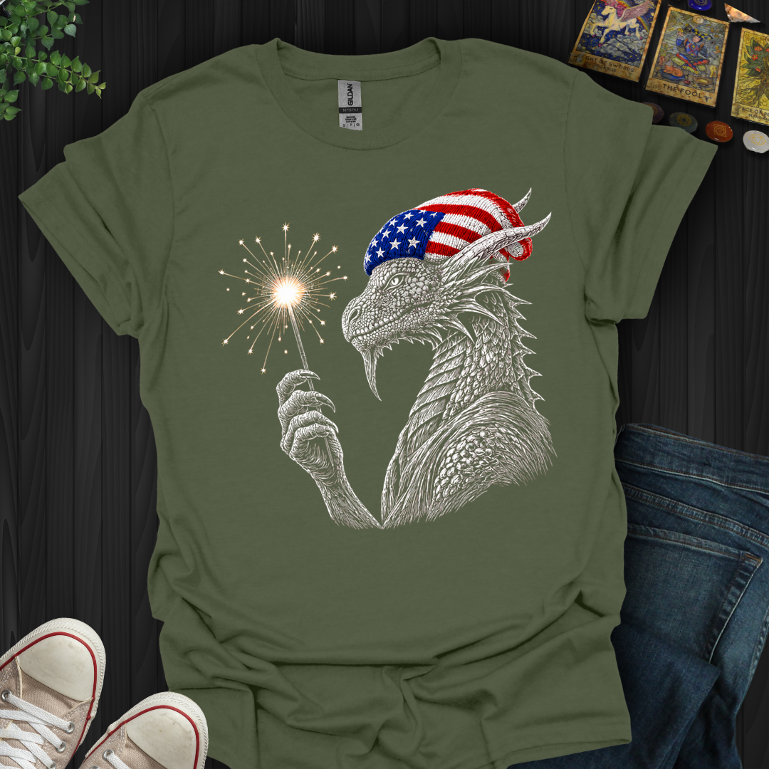 Patriotic Dragon- T-Shirt