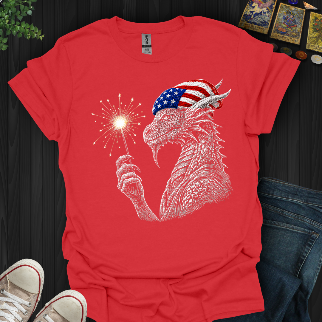 Patriotic Dragon- T-Shirt