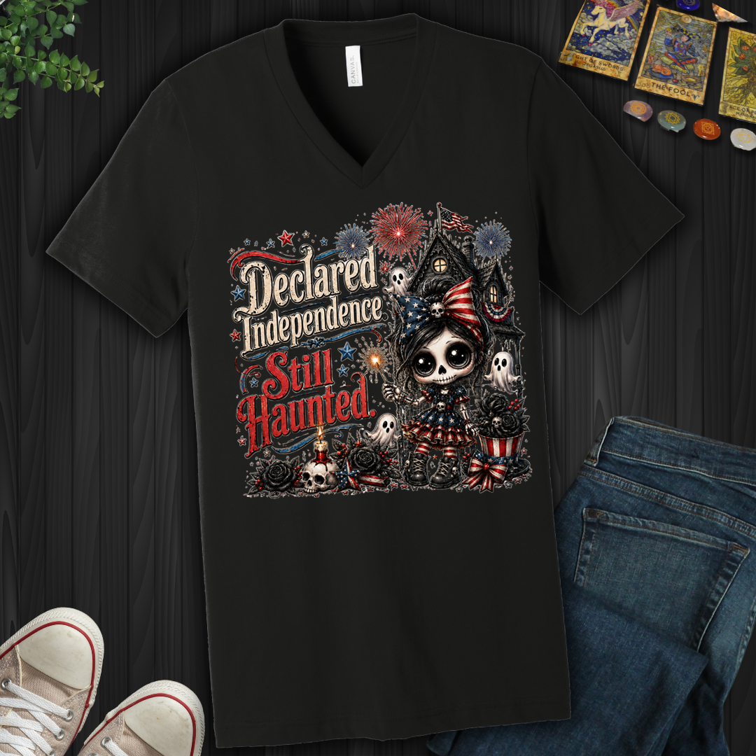 Declared Independent, Still Haunted- V-Neck
