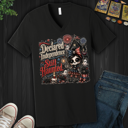 Declared Independent, Still Haunted- V-Neck