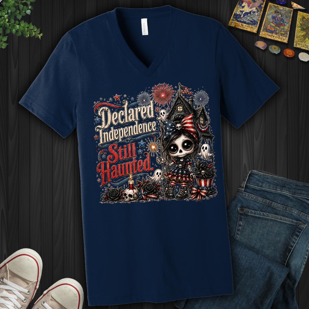 Declared Independent, Still Haunted- V-Neck