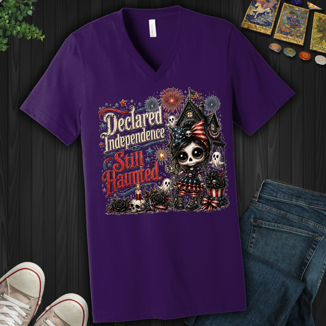 Declared Independent, Still Haunted- V-Neck