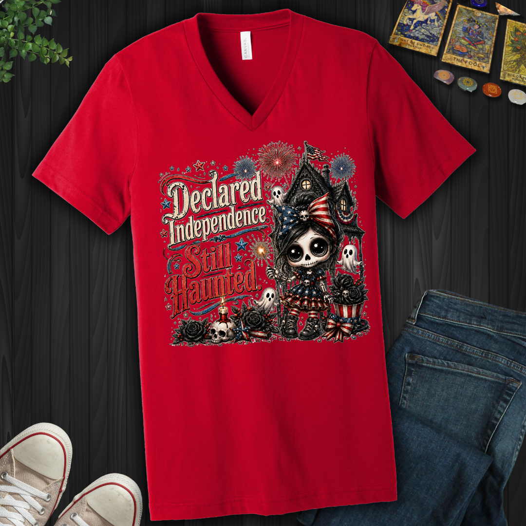Declared Independent, Still Haunted- V-Neck
