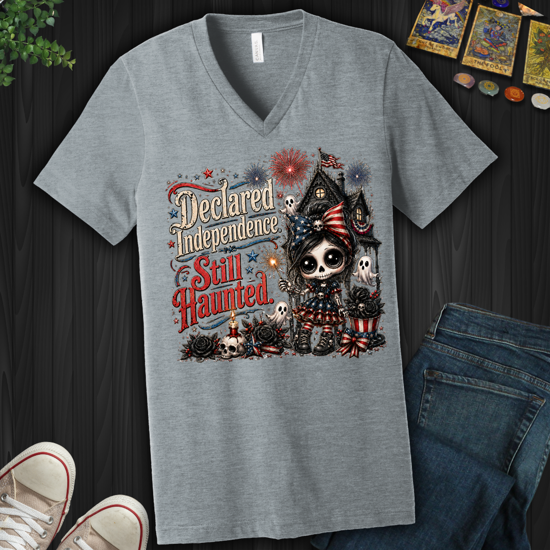 Declared Independent, Still Haunted- V-Neck