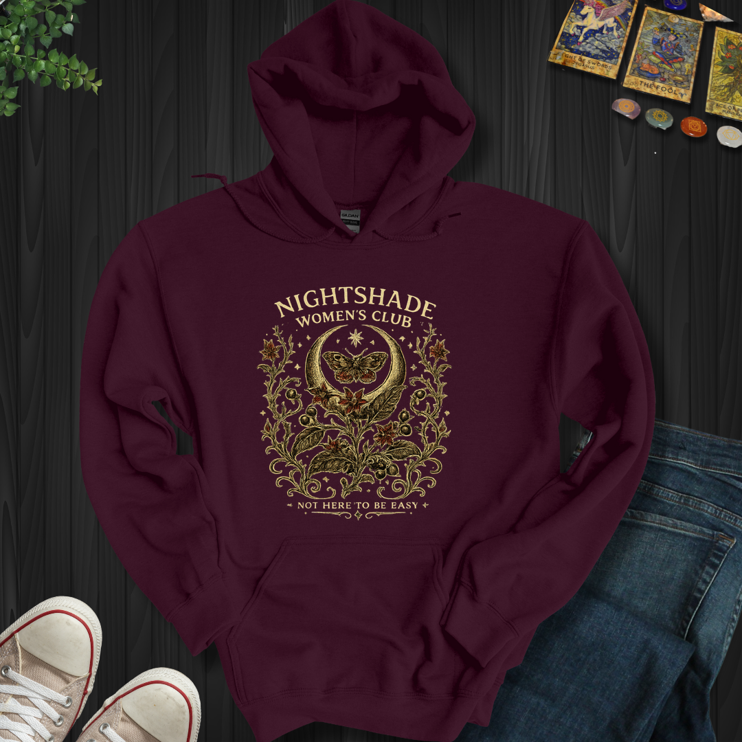 Nightshade Women's Club- Hooded Sweatshirt