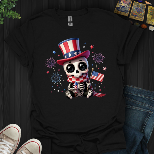 Red,White, And Dead Cute- T-Shirt