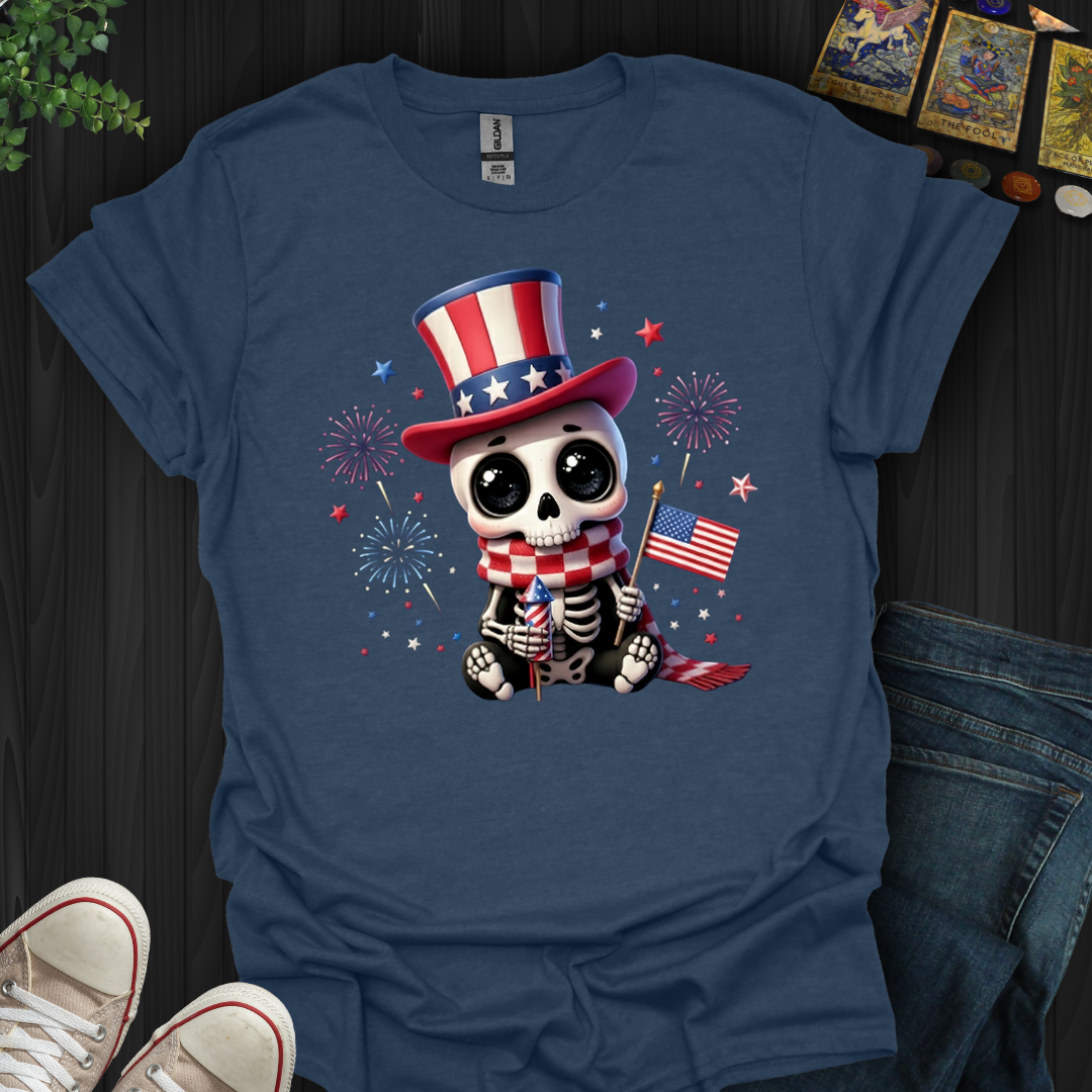 Red,White, And Dead Cute- T-Shirt