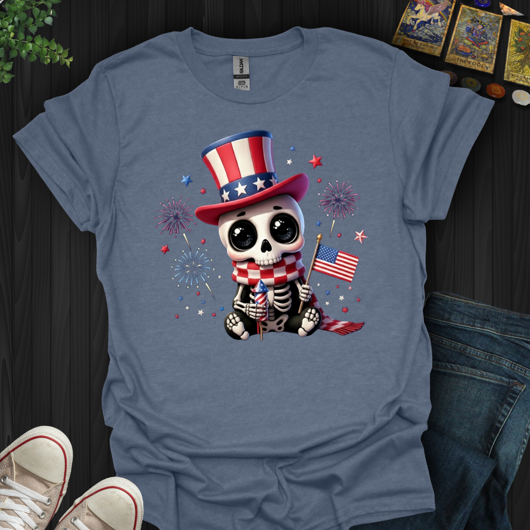 Red,White, And Dead Cute- T-Shirt