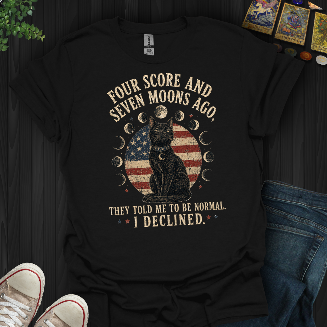 Four Score And Seven Moons- T-Shirt