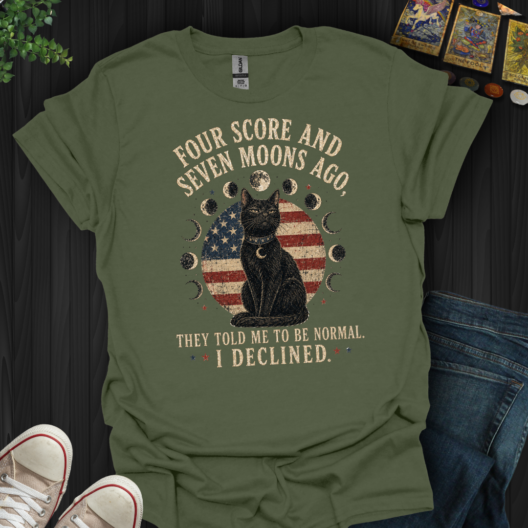 Four Score And Seven Moons- T-Shirt