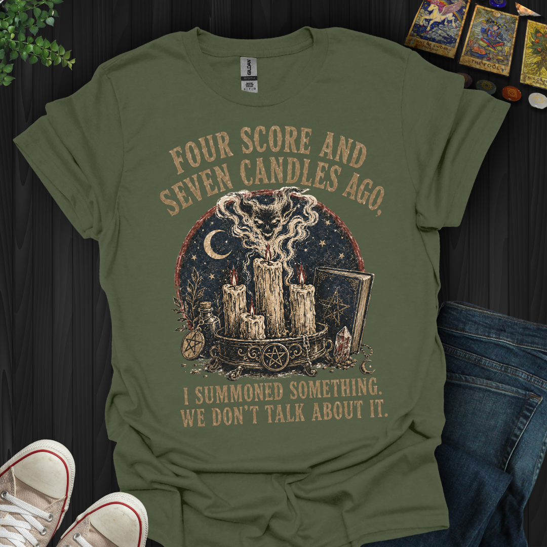 Four Score And Seven Candles- T-Shirt