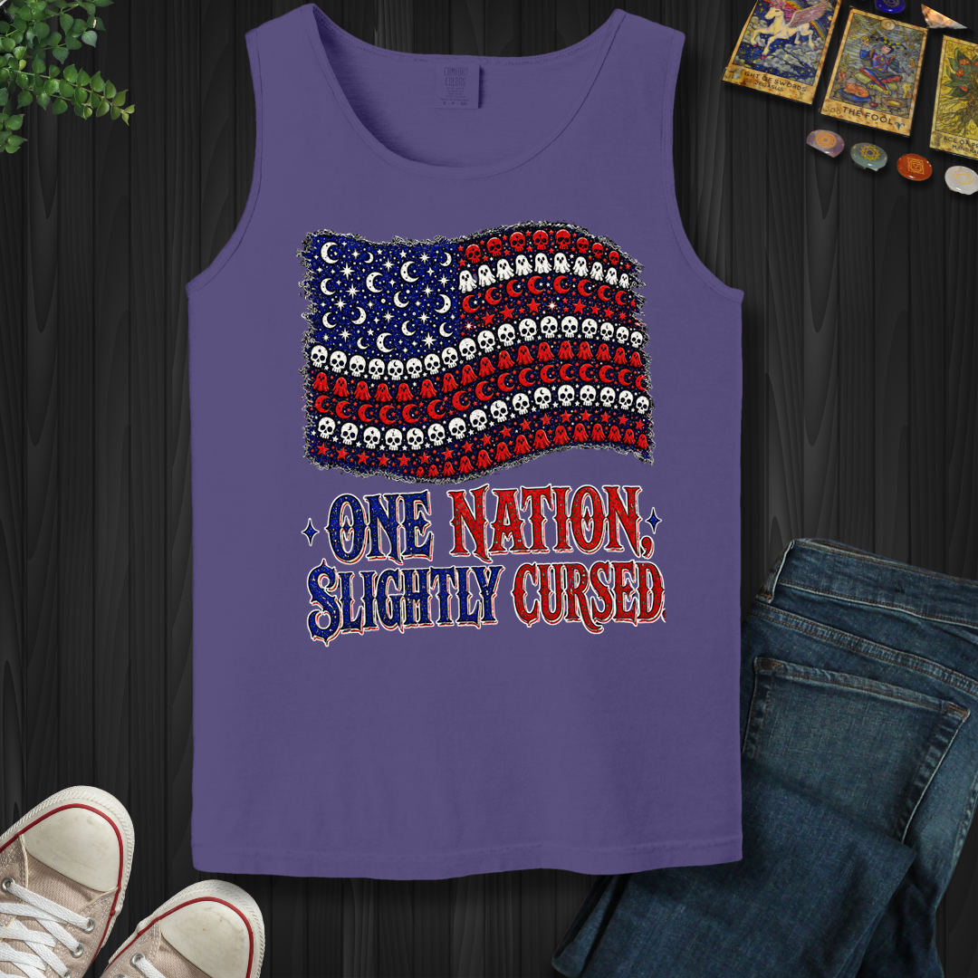 One Nation, Slightly Cursed- Tank Top