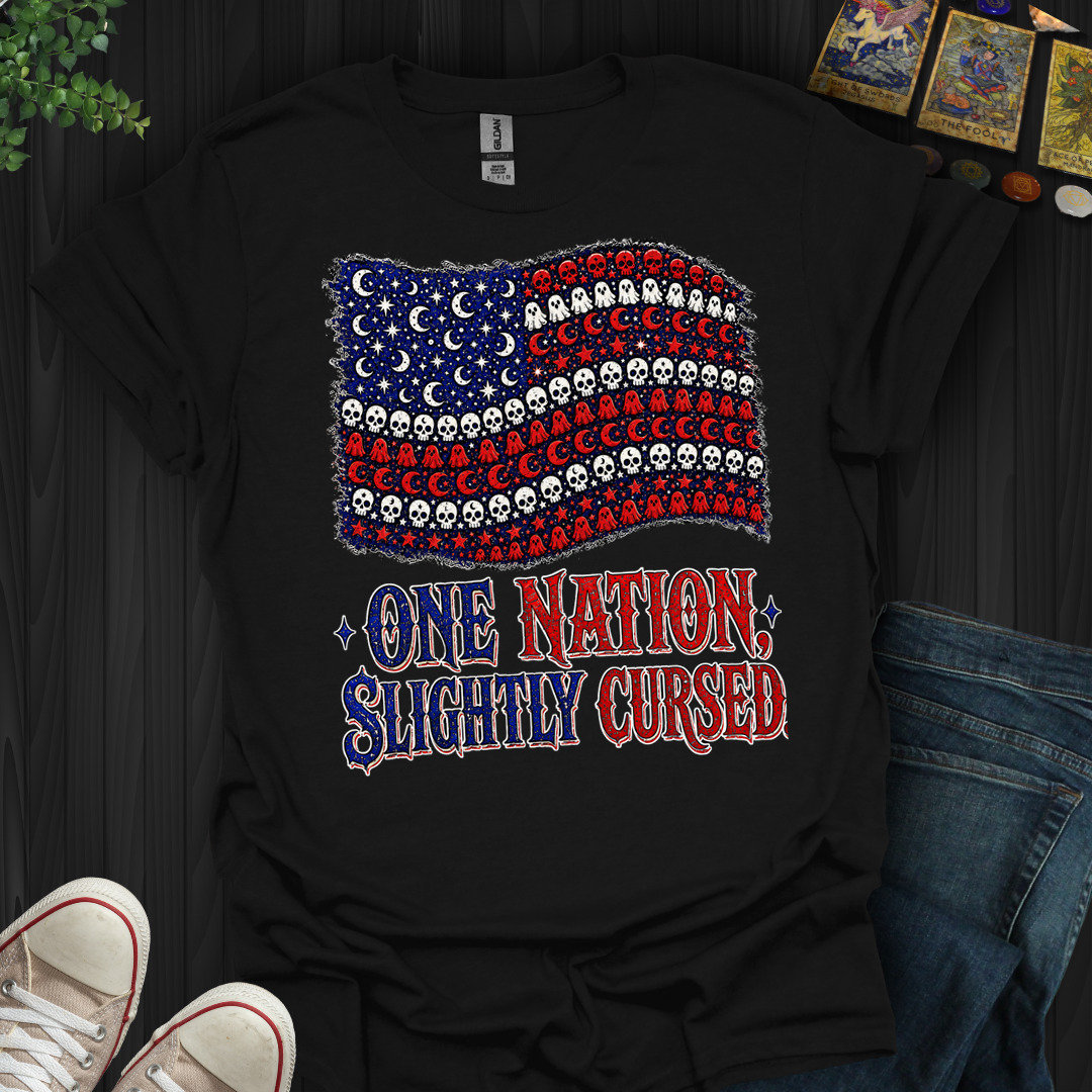 One Nation, Slightly Cursed- T-Shirt