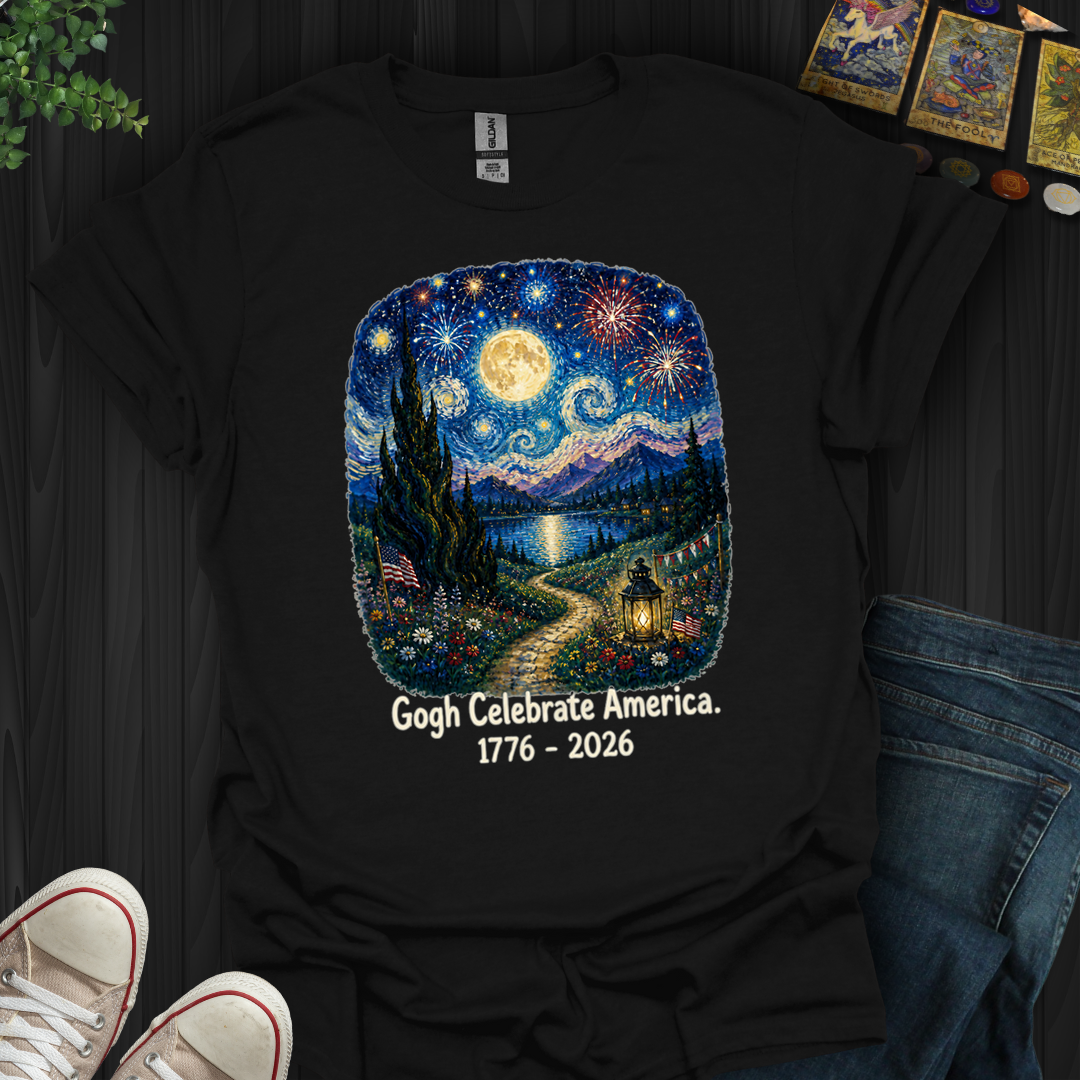 Gogh Celebrate America- T-Shirt