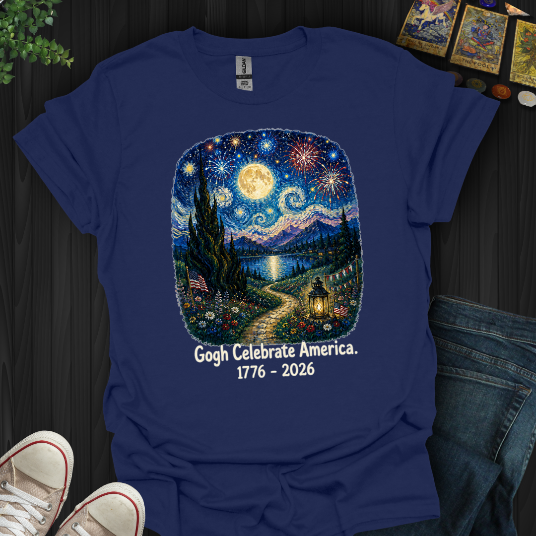 Gogh Celebrate America- T-Shirt