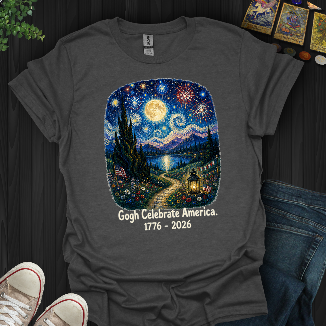 Gogh Celebrate America- T-Shirt